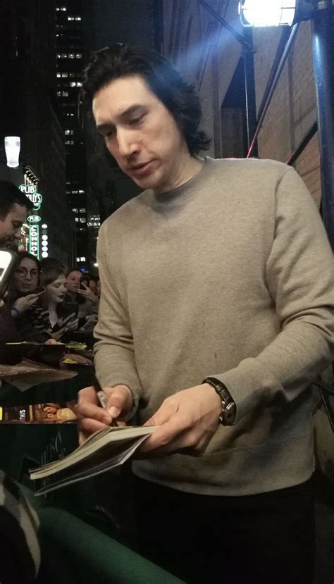 adam driver on broadway.